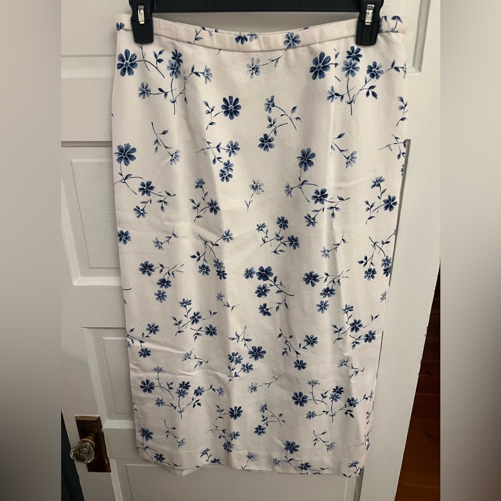 Pendleton Floral Pencil Skirt